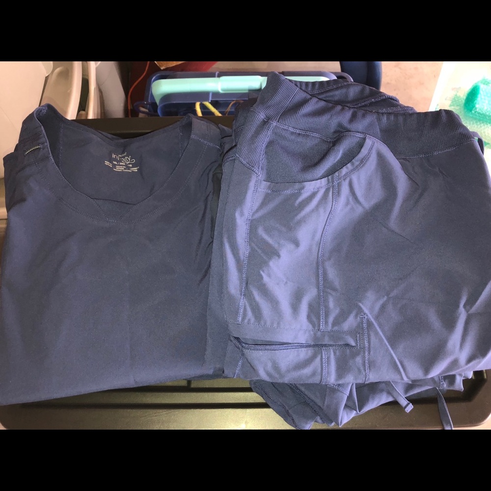 Navy blue scrubs